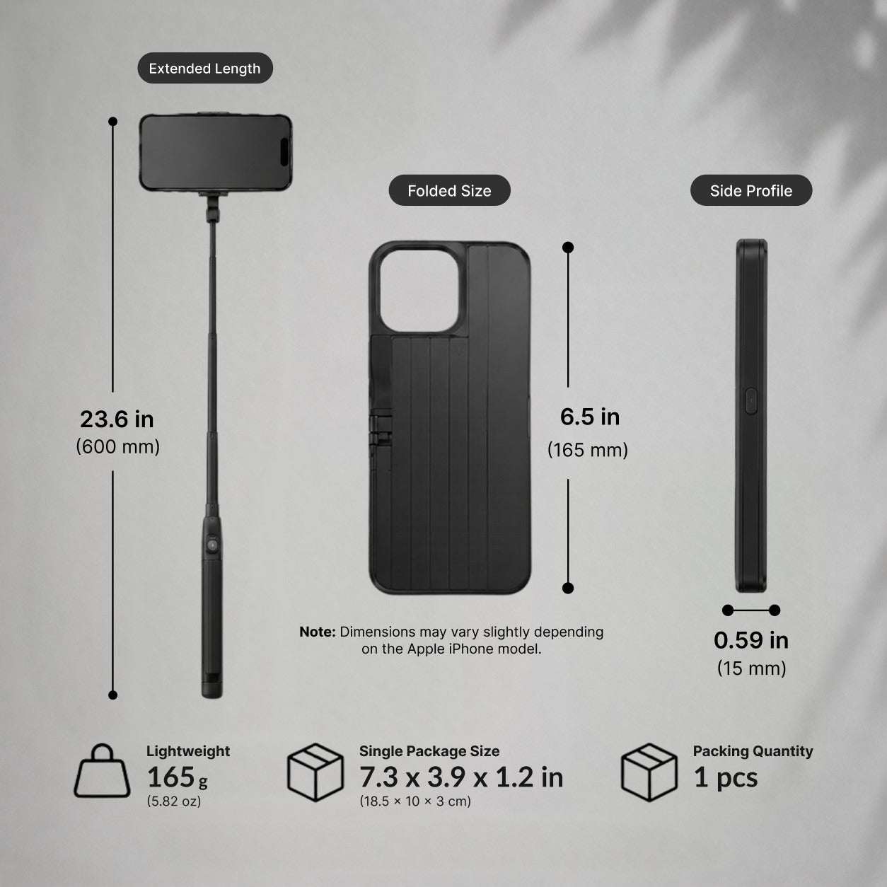 ClickCase™ Selfie Stick Phone Case